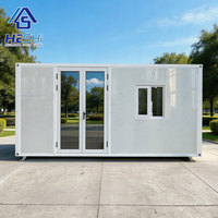 Casa Contenedor Prefabricada Expandible de 30 MPa MGO, Subsuelo de 20 y 30 Pies, 1, 2, 3, 4 Dormitorios, Casa Plegable Prefabricada Tipo Villa