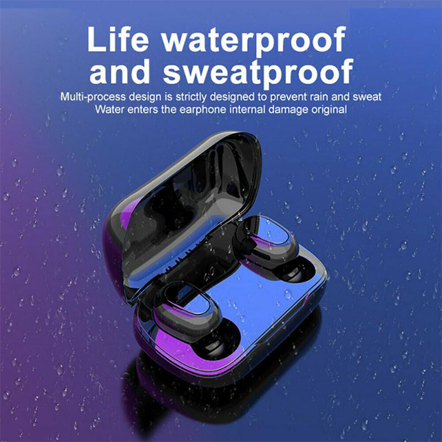 L21 casque Sans Fil bluetooth écouteurs TWS écouteurs étanches mains libres mini écouteurs VRAI 5.0 Bouchons d'oreille