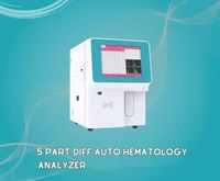 Analyseur d'hématologie automatique Diff 5 pièces pour vétérinaire compteur de cellules CBC WBC RBC 25 paramètres de test pour vétérinaire BC-5000 pour animaux de compagnie