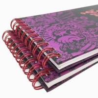 Papier hebdomadaire personnalisé en spirale, 60 feuilles de papier, taille Mini, couverture rigide