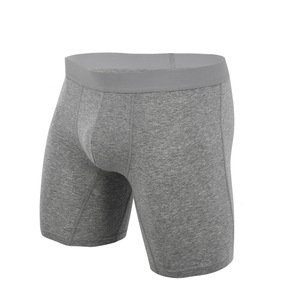 Nuovi arrivi <span class=keywords><strong>boxer</strong></span> da <span class=keywords><strong>uomo</strong></span> in <span class=keywords><strong>cotone</strong></span> Extra lungo slip a vita media traspirante tinta unita <span class=keywords><strong>boxer</strong></span> a gamba lunga da <span class=keywords><strong>uomo</strong></span> - Product Image 1