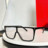 Lunettes de soleil rétro carrées Sunray TR à monture complète, verres dégradés gris/jaune, protection UV, pont doré, rivets papillon, unisexe