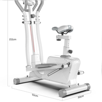 Machine de marche intérieure ultra silencieuse Contrôle magnétique Équipement de fitness elliptique Vélo d'exercice commercial à pied