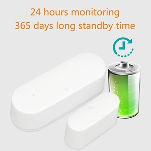 Alexa Tuya WiFi kablosuz güvenlik penceresi sensör ve kapı dedektörü Alexa ve <span class=keywords><strong>Google</strong></span> ev akıllı ev otomasyonu için uyumlu - Product Image 4