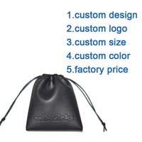 Mini sac de rangement pour écouteurs en cuir PU, étui de protection portable pour écouteurs