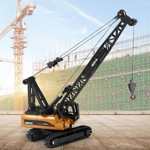 โมเดลรถบรรทุกจำลองสำหรับเด็ก ของขวัญ SJY-1720 1:50 รถเครนตีนตะขาบโลหะผสมเต็มรูปแบบ รถก่อสร้างจำลอง - Product Image 2