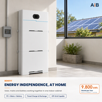 Onduleur solaire hybride tout-en-un empilable OEM avec batterie 10kW 25kWh pour système de stockage d'énergie solaire domestique et commercial