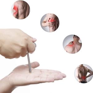 نقاط الوخز بالإبر لساق القدم والفقرات والأوتار الوحيدة كشط الجمال العناية الشخصية الفولاذ المقاوم للصدأ مدلك الثلاثي - Product Image 4