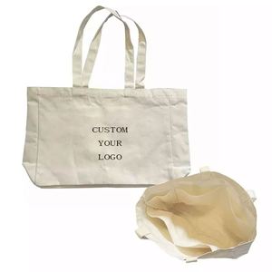 Sac fourre-tout pliable en toile brodée avec logo personnalisé pour femmes, sacs à main réutilisables avec poches zippées en tissu pelucheux, sacs de shopping - Product Image 4