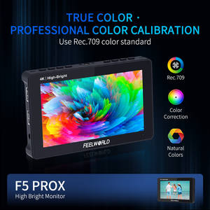 Moniteur de caméra FEELWORLD F5 PROX OEM 5,5 pouces 1600 nits lisible en plein soleil, <span class=keywords><strong>écran</strong></span> tactile HDMI, moniteur de terrain DSLR, logo personnalisé - Product Image 4