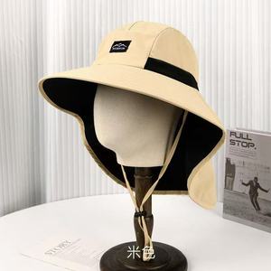 หมวกบักเก็ตสีดำป้องกันรังสียูวีป้องกันคอระบายอากาศได้หมวกกีฬาสำหรับผู้ใหญ่ - Product Image 2