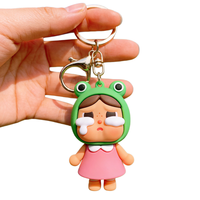 Porte-clés mousquetons promotionnels anime en gros, logo personnalisé 2D/3D en caoutchouc, écologiques, personnalisables, étanches et légers