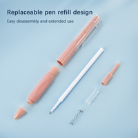 Stylo Gel clic à séchage rapide stylo de Test étudiant écriture lisse stylo Signature résistant à l'eau 0.5 rechargeable noir bureau école utilisation