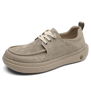 <b>Canvas</b> Trendy Shoes <b>Round</b> Toe Slip-On Breathable EVA Outsole Summer Men's Casual Shoes - Product Image 4