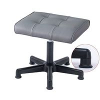 Repose-pieds ergonomique en cuir réglable, tabouret de canapé, design contemporain durable pour la maison et le bureau