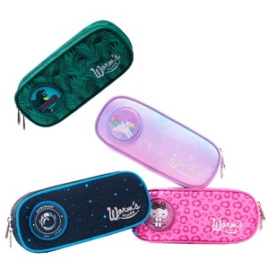 Nouvelle trousse à crayons en tissu à motif de dessin animé pour garçons et filles, sac de papeterie multifonctionnel simple et <span class=keywords><strong>grand</strong></span> pour les enfants de l'école primaire - Product Image 2