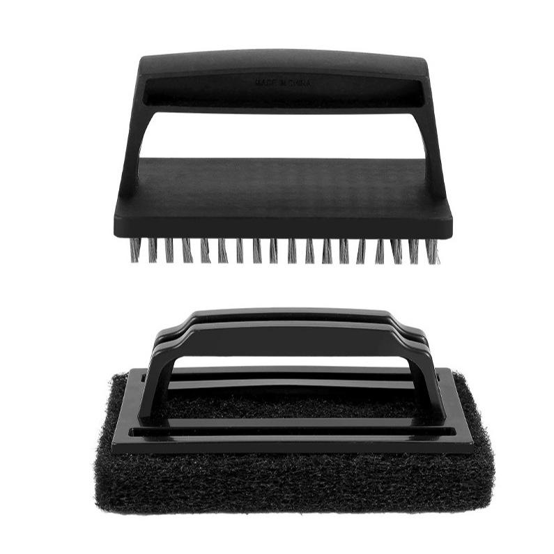 Square wire brush, square scouring pad brush