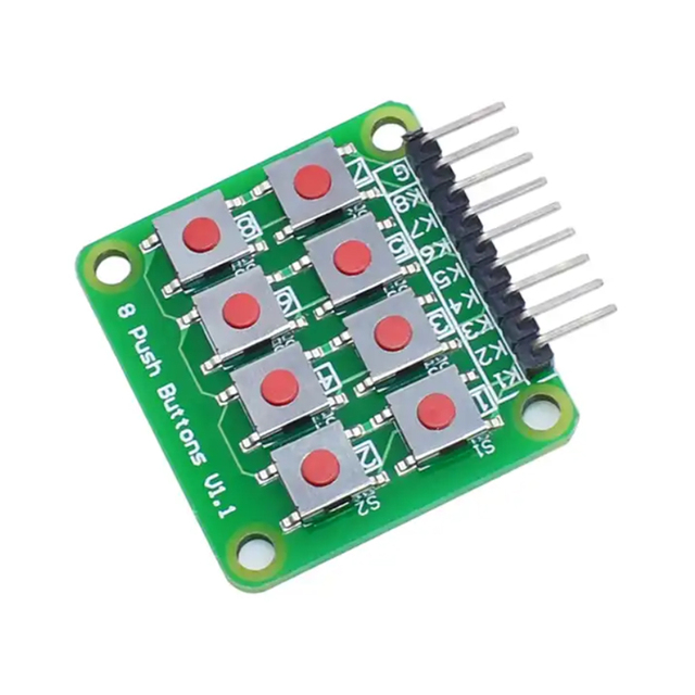 Roarkit 2x4 Keypad 4x2 Keypad 8 Push Buttons V1.00 Key Board Matrix Keyboard Button for AVR PIC 24 Module AVR PIC