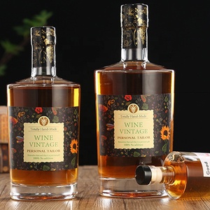 Bán buôn chai thủy tinh đựng rượu mạnh, vodka, gin tùy chỉnh 100ml, 500ml, 750ml - Product Image 3