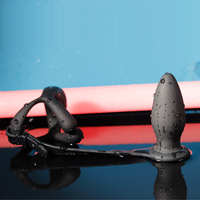 Anneau vibrant de bien-être Running Wild Pro rechargeable en silicone à quatre moteurs, étanche IPX7