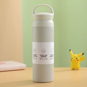 Paquete de una sola botella térmica blanca de 350 ml con asa - Product Image 4
