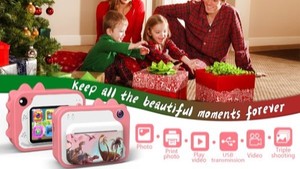 Fotocamera Istantanea per Bambini 1080P con <span class=keywords><strong>3</strong></span> Rotoli di Carta, Fotocamera Digitale Selfie, Giocattolo Divertente, Regalo per Ragazzi e Ragazze - Product Image 5