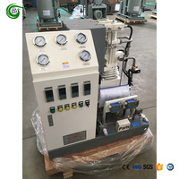 Compresor de Pistón de Hidrógeno H2 Fabricado en China, Completamente Libre de Aceite, Bajo Costo de Mantenimiento, Entrada 4 Bar, Salida 50 Bar, Flujo 30 Nm3/h