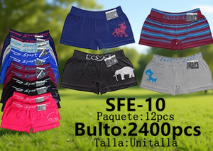 Pantaloncini Casual da Donna Sfe 10, 100% Poliestere Lavorato a Maglia, Traspiranti, Vita Elastica, Tinta Unita con Design Ricamato - Product Image 2