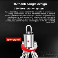 Sac de frappe de boxe pour adultes et enfants, en polyuréthane, poids 40 kg, équipement d'entraînement de kickboxing suspendu pour la maison/fitness en intérieur