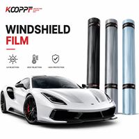KOOFILM Film de protection transparent brillant en TPU anti-rayures Ultra Shield pour pare-brise de voiture, film de protection de peinture PPF