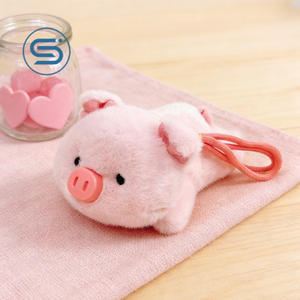 豚のぬいぐるみ ポリエステル繊維構造 柔らかい抱き心地のテクスチャー 耐久性のあるステッチ 詳細な豚のデザイン 子供へのギフト - Product Image 3