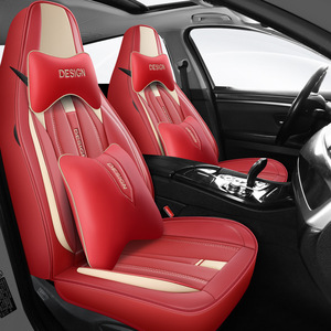 Accessoires intérieurs de voiture, housses de siège de voiture universelles en cuir de luxe Wellfit pour Mercedes Benz <span class=keywords><strong>BMW</strong></span> Audi Tesla Toyota Honda Kia - Product Image 6