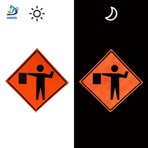 Vinyl Roll-up xây dựng dấu hiệu linh hoạt dấu hiệu cho khu vực làm việc an toàn CAUTION dấu hiệu - Product Image 5