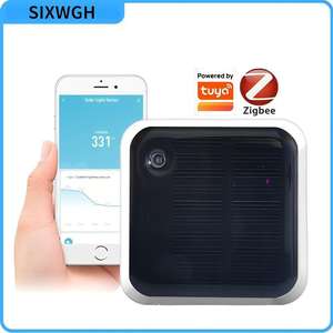 SIXWGH Capteur photocellule solaire, contrôle automatique de l'éclairage du crépuscule à l'<span class=keywords><strong>aube</strong></span>, pour l'éclairage extérieur des jardins et des rues, étanche IP65 - Product Image 1