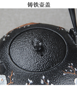 Tetera de hierro esmaltada interior de Tetubin de estilo japonés de 1200ml, juego de <span class=keywords><strong>café</strong></span> y té con Infusor de acero inoxidable extraíble - Product Image 3