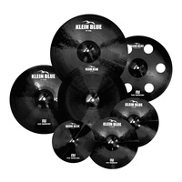 Professional 7-Piece PD Blue Cymbal Set High Quality Gong Cymbals Essential Drum Accessories