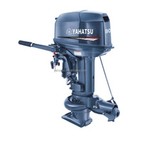 Motor Tempel Kapal Nelayan YAHATSU 2 Tak 15hp Jet Drive Kompatibel dengan Motor Kapal YAMAHA Asli dan Suku Cadangnya