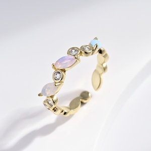 wholesale price plata 925 sterling <b>silver</b> <b>Emerald</b> Cut stone <b>ring</b> Everyday wear Minimalist gemstone zircon adjustable women <b>rings</b> - Product Image 3