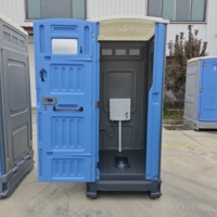 Toilettes portables à décharge directe à installation rapide en PEHD, écologiques, pour secours d'urgence et camps de réfugiés