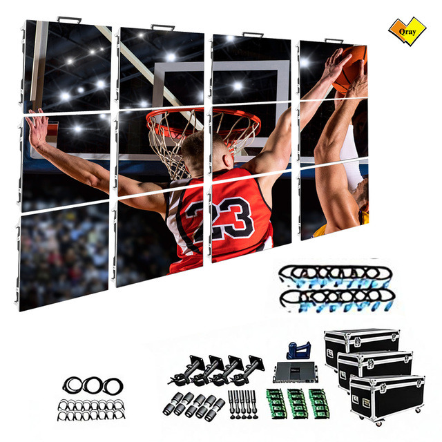 Qray LED Modular Indoor Rental Video Wall with Fast Assembly 1000cd Brightness 3-Year Warranty for Stage Events & Expo Displays