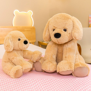 Peluche de Perro Dorado de <span class=keywords><strong>Sam</strong></span>, Muñeco de Peluche Suave y Adorable para Niñas, Almohada Grande, Venta al por Mayor, Relleno de Peluche Corto y Algodón, 31-50cm - Product Image 3