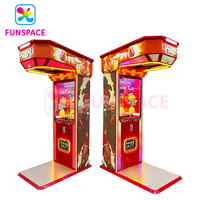 Funspace Guangzhou Usine Vente en gros monnayeur Arcade Boxe Poinçonneuse Cadeau-Prêt Sport Boxe Jeu Machine Gagner Prix
