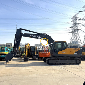 2022 Excavadora usada Hyundai 220LC-9s tipo oruga con motor y bomba Peso operativo de 22 toneladas Excelente Estado - Product Image 3