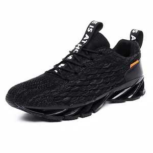 <span class=keywords><strong>Scarpe</strong></span> Sportive da Uomo Retrò con Ammortizzazione, Tomaia in Tela e Rete, Leggere e Traspiranti, Sneakers da Esterno con Lacci - Product Image 1