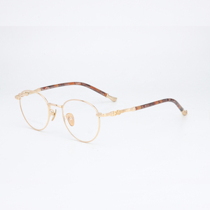 Nhật Bản nhập khẩu khung cảnh tượng chạm khắc bằng tay nam retro chống xanh khung kính thời trang nữ có thể được tùy chỉnh logo - Product Image 2