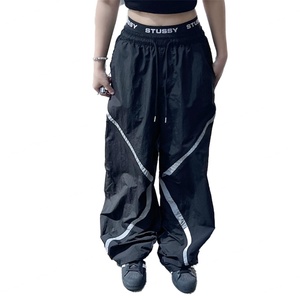 Pantalones Deportivos Unisex Extra Grandes de Moda, Diseño con Tiras, Nylon, Alta Calidad, Personalizados - Product Image 1