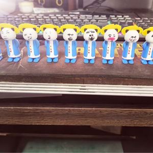 ตุ๊กตาหัวกุ้งโบราณทำจากเรซิ่น ของตกแต่ง DIY สุดฮา สำหรับตั้งโต๊ะหรือในรถ - Product Image 4