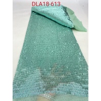 Haute qualité français maille avec paillettes dentelle Net broderie tissu africain nigérian Tulle maille couture femmes robe