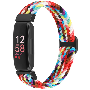 Vente directe d'usine, bracelet élastique tressé pour <span class=keywords><strong>Fitbit</strong></span> Inspire 3/Inspire 2/Inspire/Inspire HR/Ace 3/Ace 2 pour femmes, hommes et enfants - Product Image 1