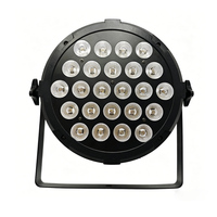 Projecteur PAR LED 24x RGBW 4-en-1 DMX512 à activation sonore pour DJ, fêtes, mariages, KTV, bars